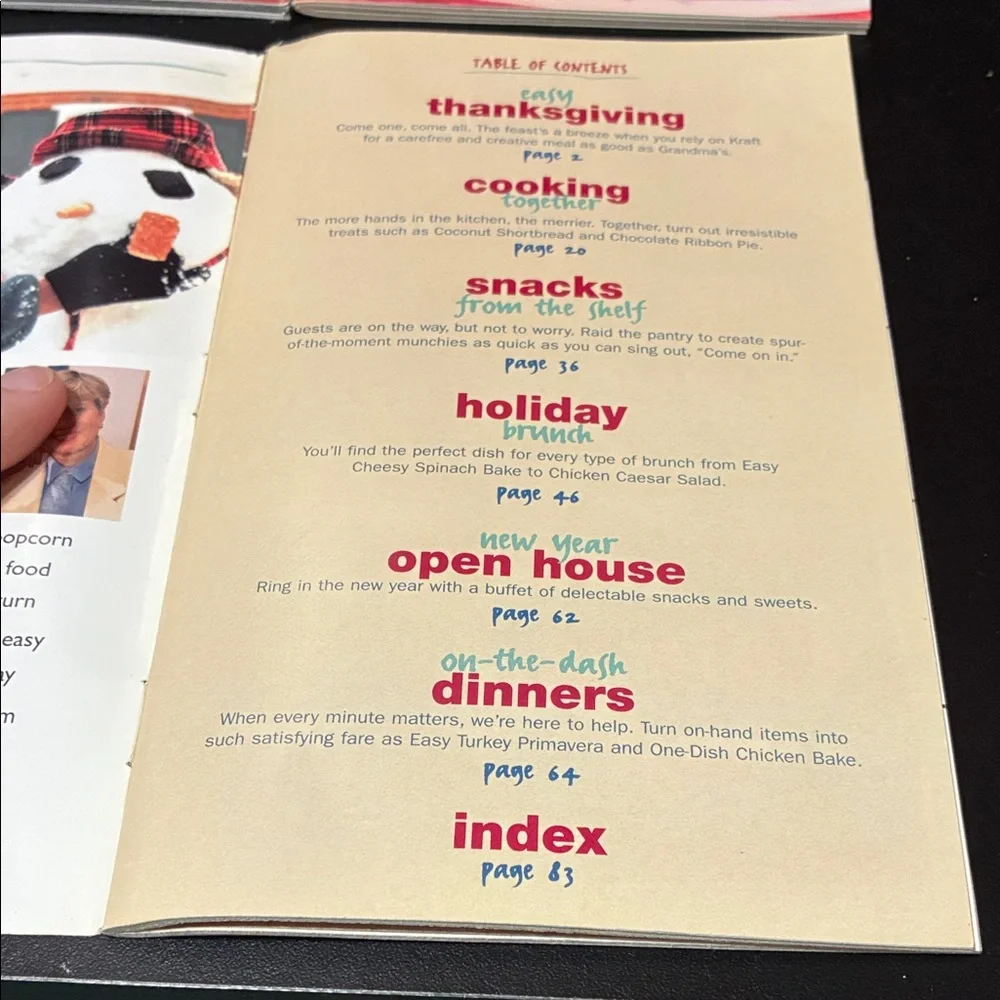Holiday vintage Recipe cookbook magazine Collection